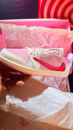 Travis scott - aj1 low tropical pink 3y for pick up only