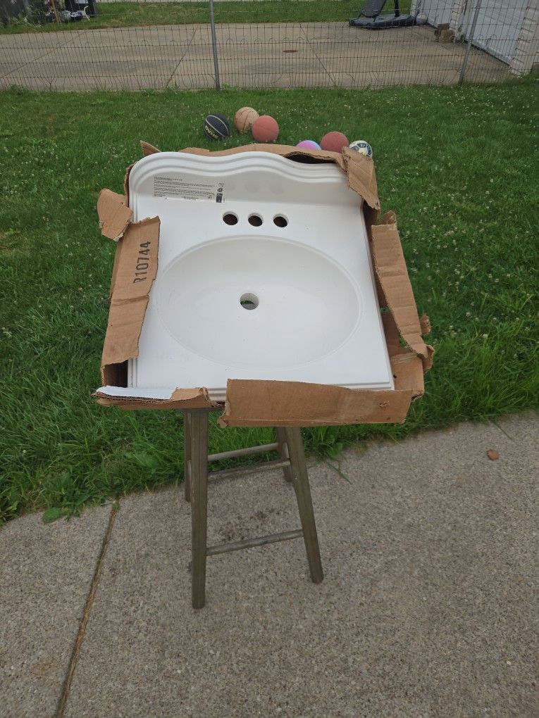 Cultured Marble Vanity Top Sink