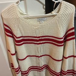 Liz Claiborne’s Sweater size X. Never worn no tags.