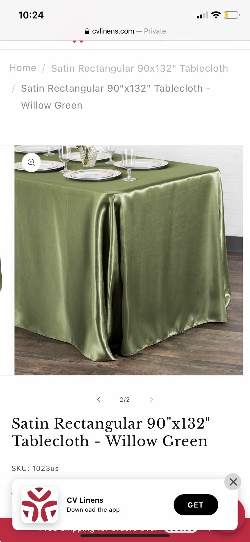 Wedding Linens Tablecloth