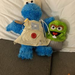Two Sesame Street Plush
