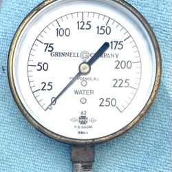 Grinnell Company Water Gauge