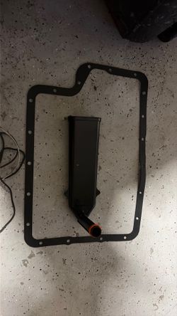 Transmission filter kit with rubber gasket