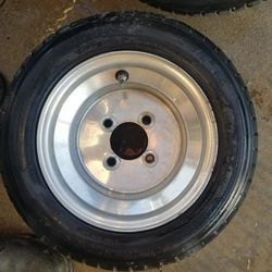 (6) 205/50-10 trailer wheels