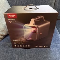 NEBULA Mars 3 Portable Projector Brand New