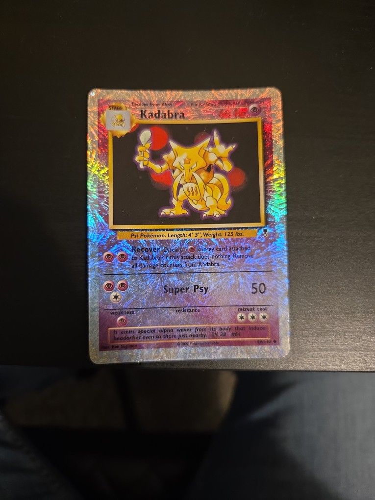 Kadabra Reverse Holo Pokémon Card 