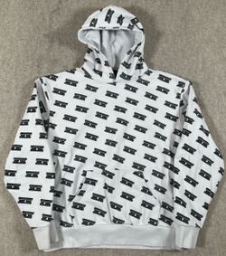 G59 Records Razor Blade Logo All-Over Print Hoodie Brand New Sz LG