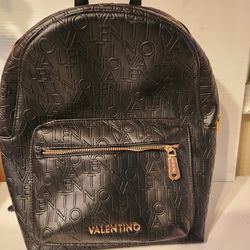 Valentino vegan leather backpack.