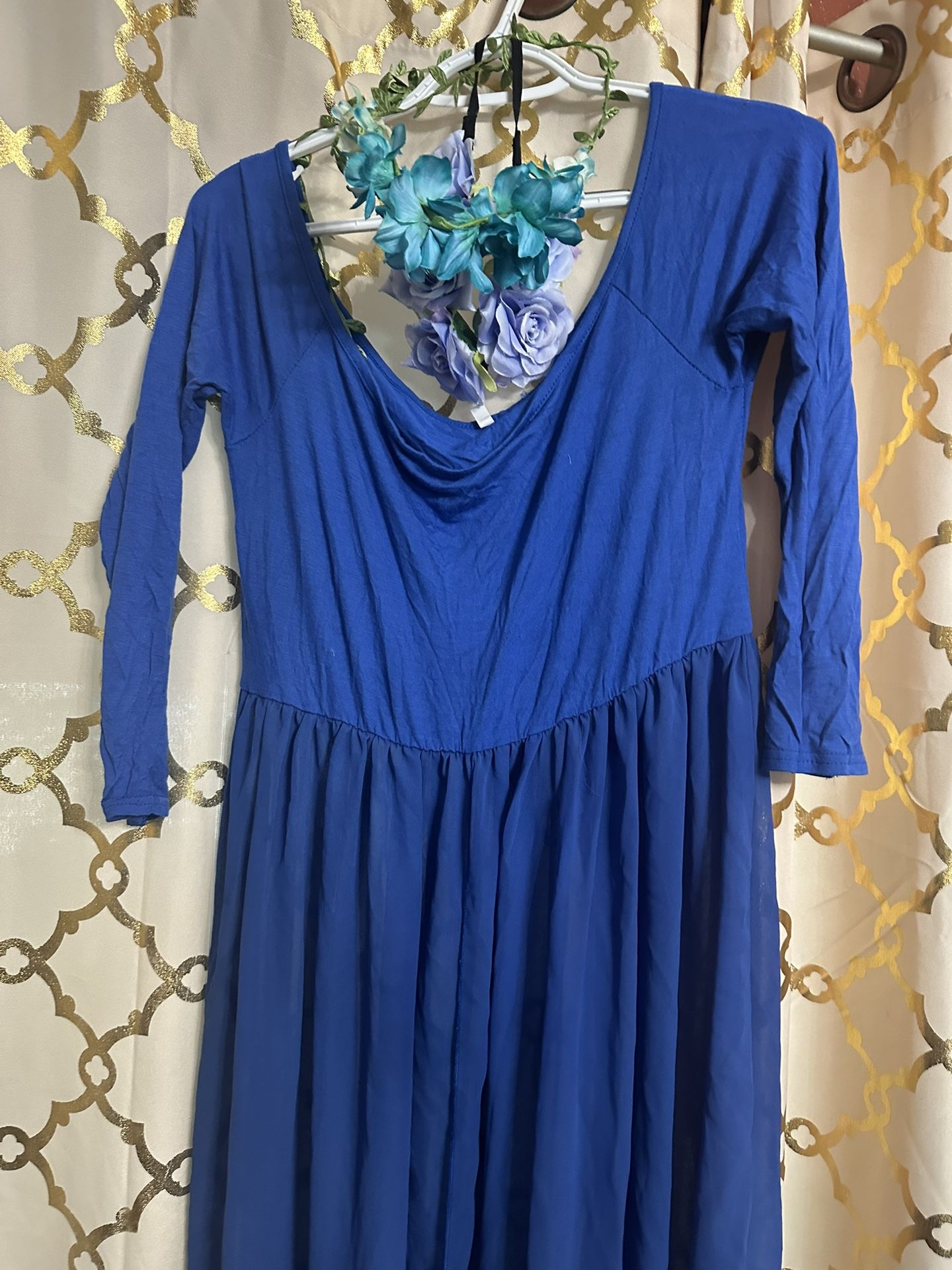Maternity Dress Blue 35