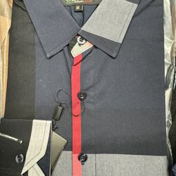 Mens Long Sleeve Camisa