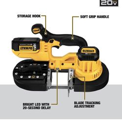 Dewalt Bandsaw 20 Volt Dcs371p1 Tool Kit NIB