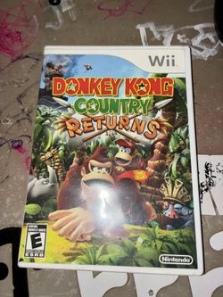 Donkey Kong Country Returns Wii wii game 