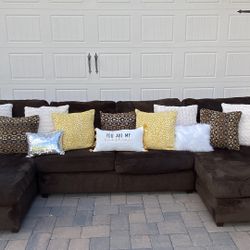 Sectional Sofa Double Chaise 