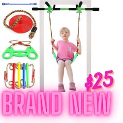 Indoor Swing for Kids Home Pull up bar Doorway Swing Deluxe Doorway Gym Pull Up Bar with 4pcs Indoor Doorway Gym Set for Kids and Adults Sensory Swing for Sale in Mesa AZ OfferUp