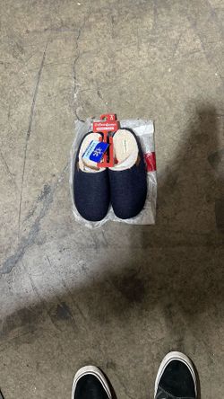 Dearfoams Memory Foam Blue Mens Small NWT