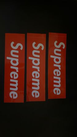 3 Supreme Stickers