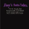 Tony’s Auto Sales