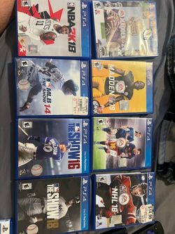PS4 Sports Games Bundle – Lot of 8