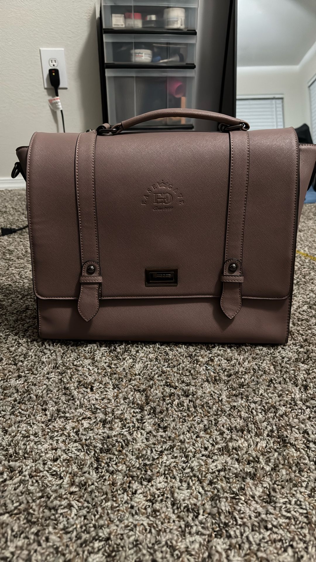 Ease Gave Mauve Dusty Purple Laptop Bag/briefcase