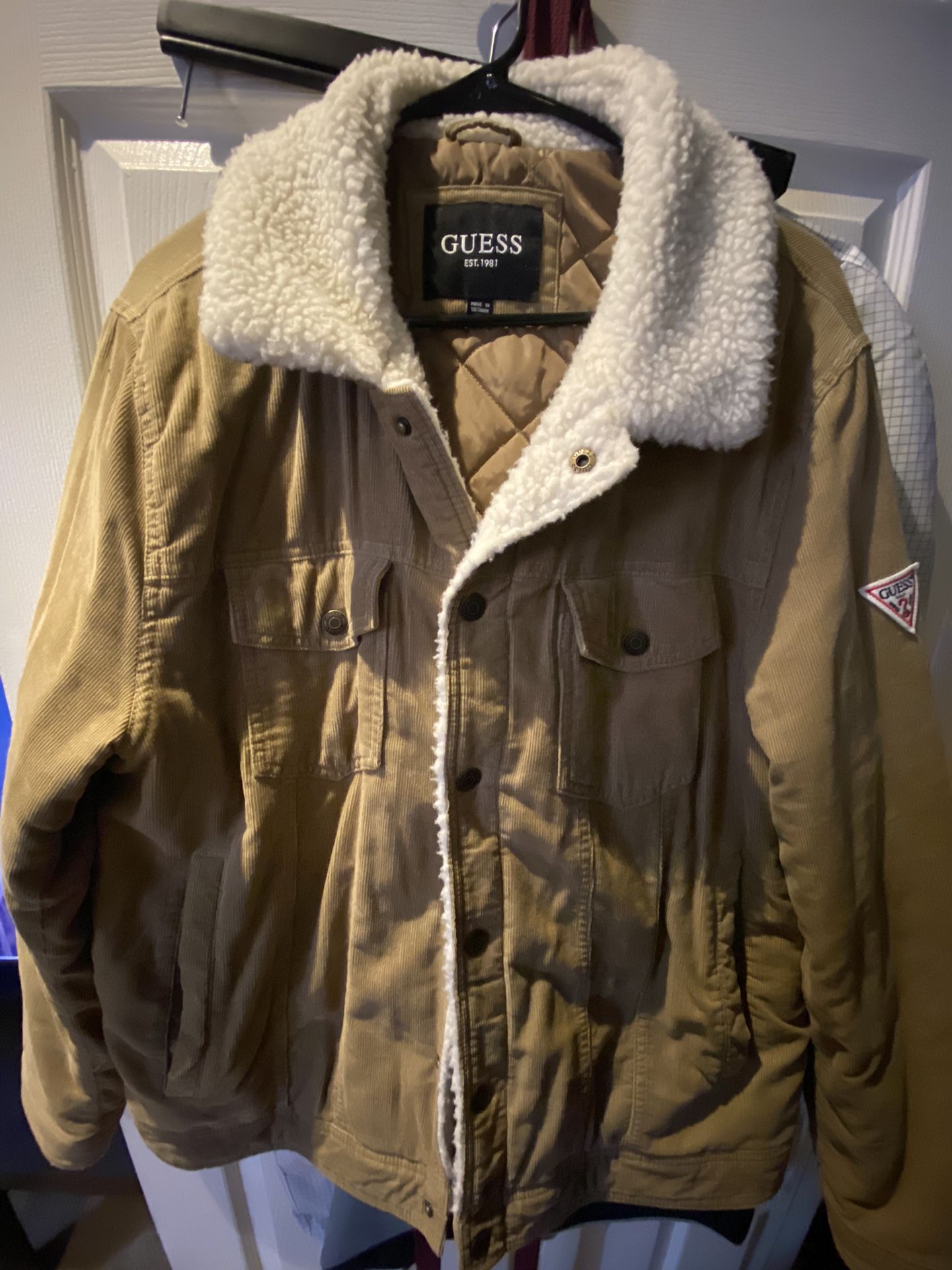 Guess Corduroy Sherpa Jacket - Men’s XL