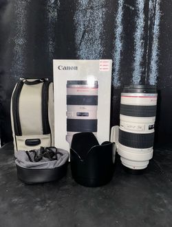 Canon 70-200 F/2 EF Le S + 50mm F/1.4 EF Lens