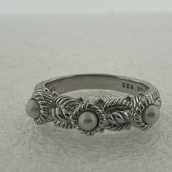 Judith Ripka Sterling, Silver And Pearl 