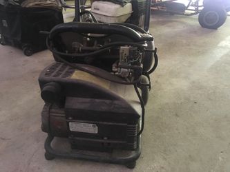 Small electric air compressor rollaround