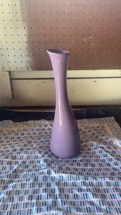 Purple Ceramic Vase
