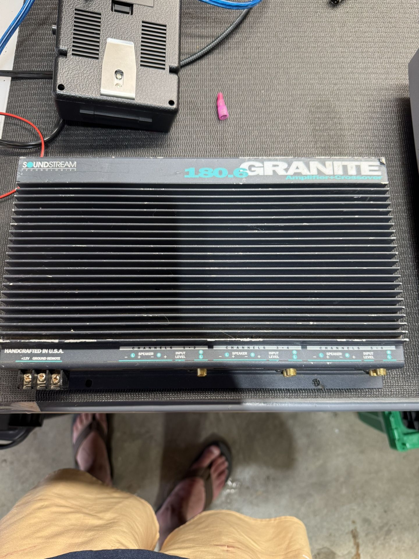 Old School Granite 180.6 Car Audio Amp