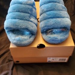 UGG Blue Slides 