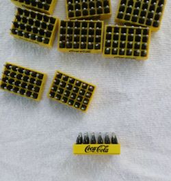 Set 10 Pcs  1:12 Dollhouse Miniature 12 Piece Soft Drink with Tray