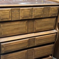 Log Chest Wooden Dresser That Needs ASAP Pick Up
