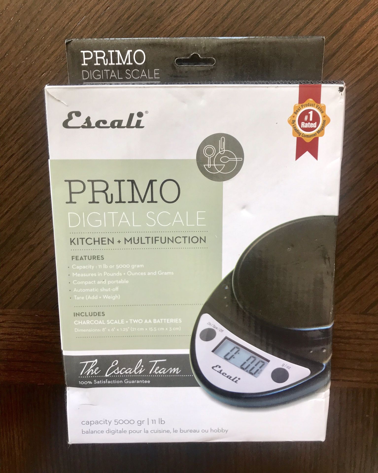 Digital Kitchen Food Scale - Escali Primo