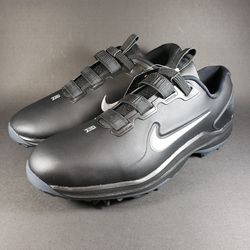Nike Tiger Woods TW 71 Fast Fit Mens Size 9.5 Golf Shoes CD6300 001 Black