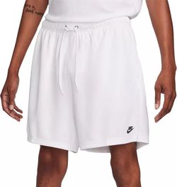 NWT Nike Club Men's Mesh Flow Shorts White Classic FN3514-100 medium $55