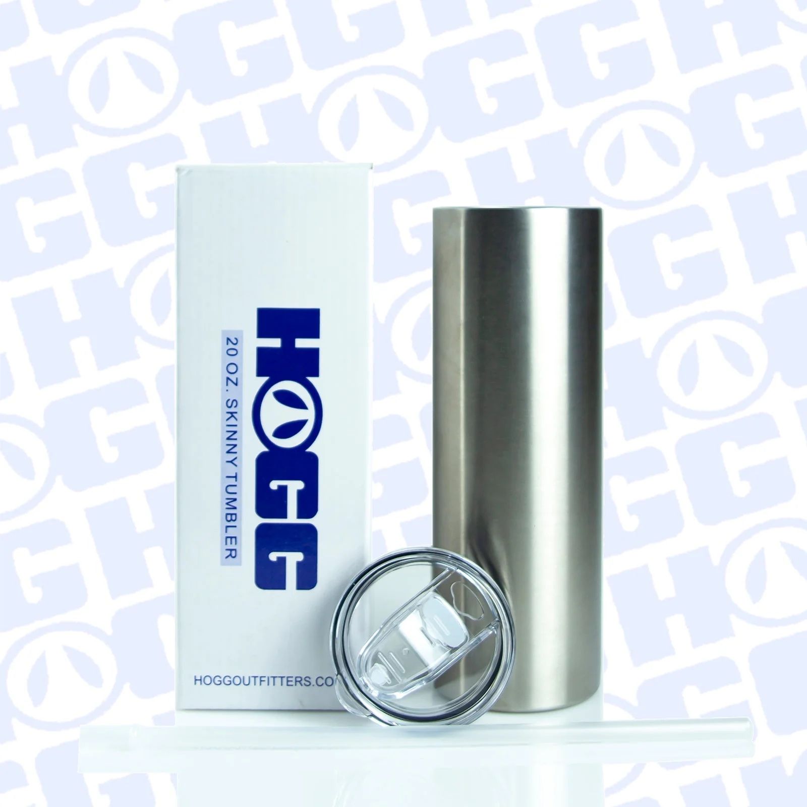 20oz Skinny Tumbler w/ Lid & Straw Blanks