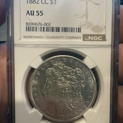 1882 CC Morgan Silver Dollar NGC