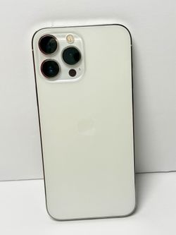📱 iPhone 13 Pro Max Silver/White – FOR PARTS ONLY – Cracked Screen – Read Description