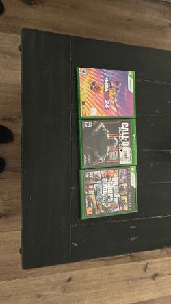 XBOX 1 Games For 15$ Black Ops 3/. GTA 5/ NBA 2k 24/