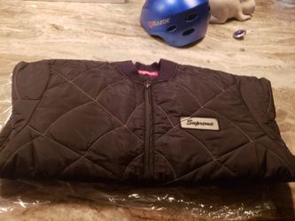 Supreme Spider Web Quilted Jacket Size L