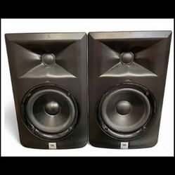 JBL 3 SERIES MONITOR SPEAKERS 