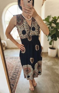 Bohemian V-Neck  Summer Dress - Small