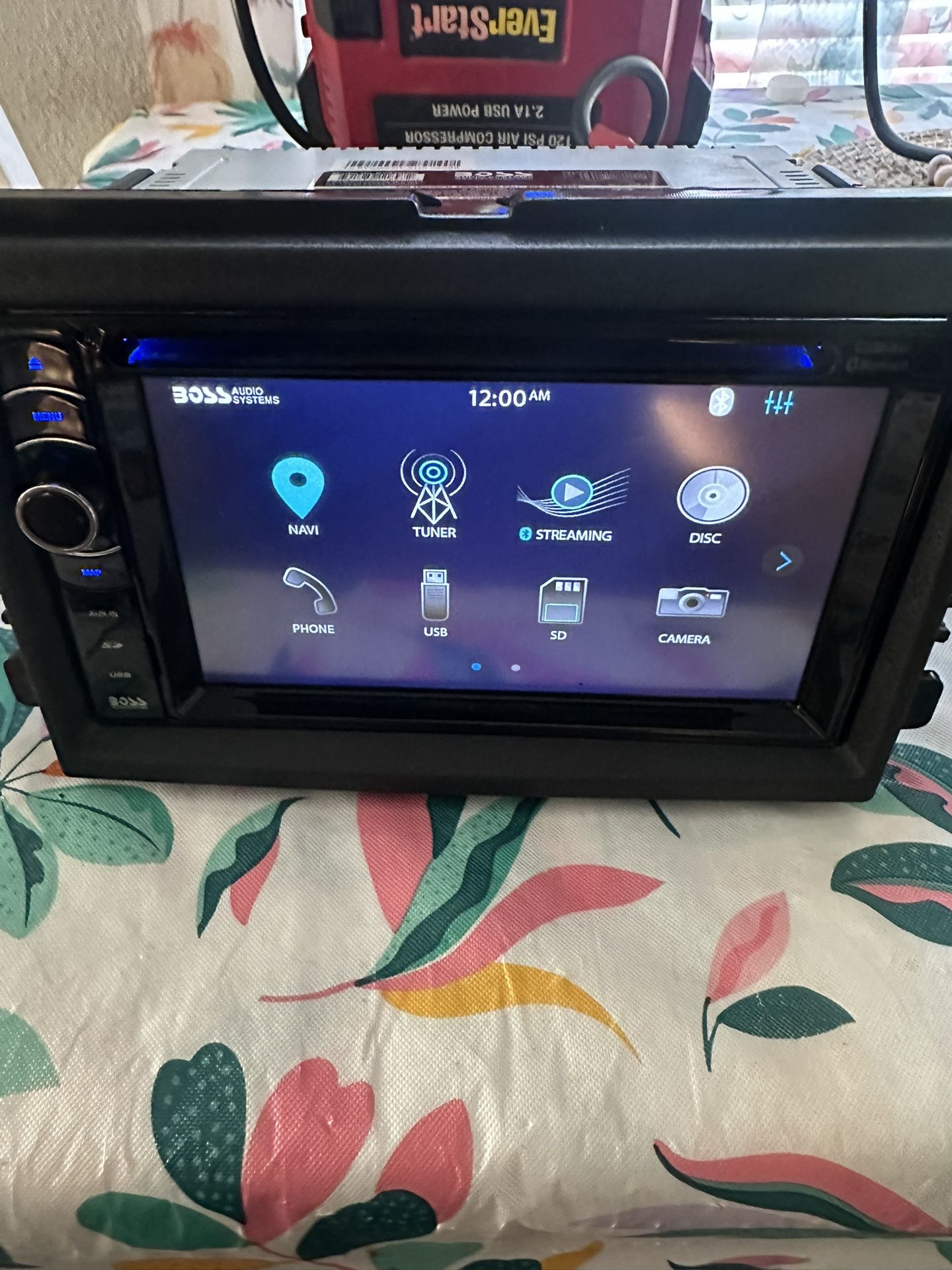 Boss double din car stereo bv9386nv Bluetooth dvd navigation mustang