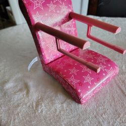 Used AG Retired Doll Bistro cafe seat & AG Ballet Barre dance gymnastics purple