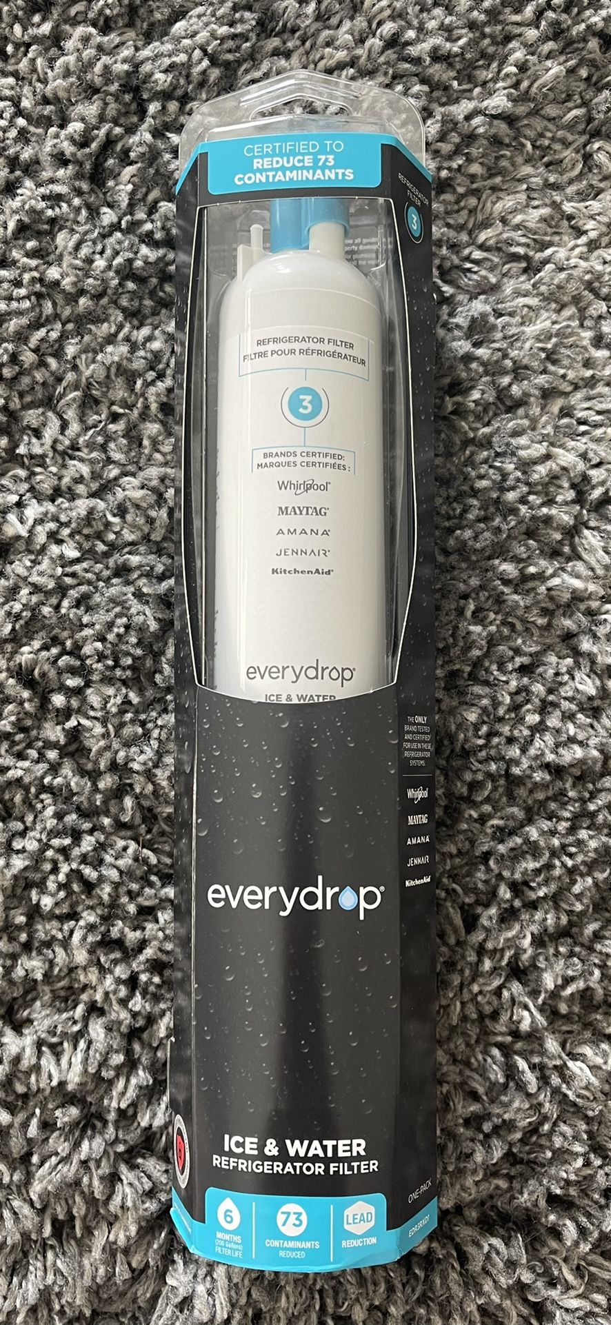 Everydrop Water Filter #3 Whirlpool Maytag Amana Jennair Kitchen Aid