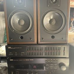 Yamaha Stereo / Equalizer / Speakers 