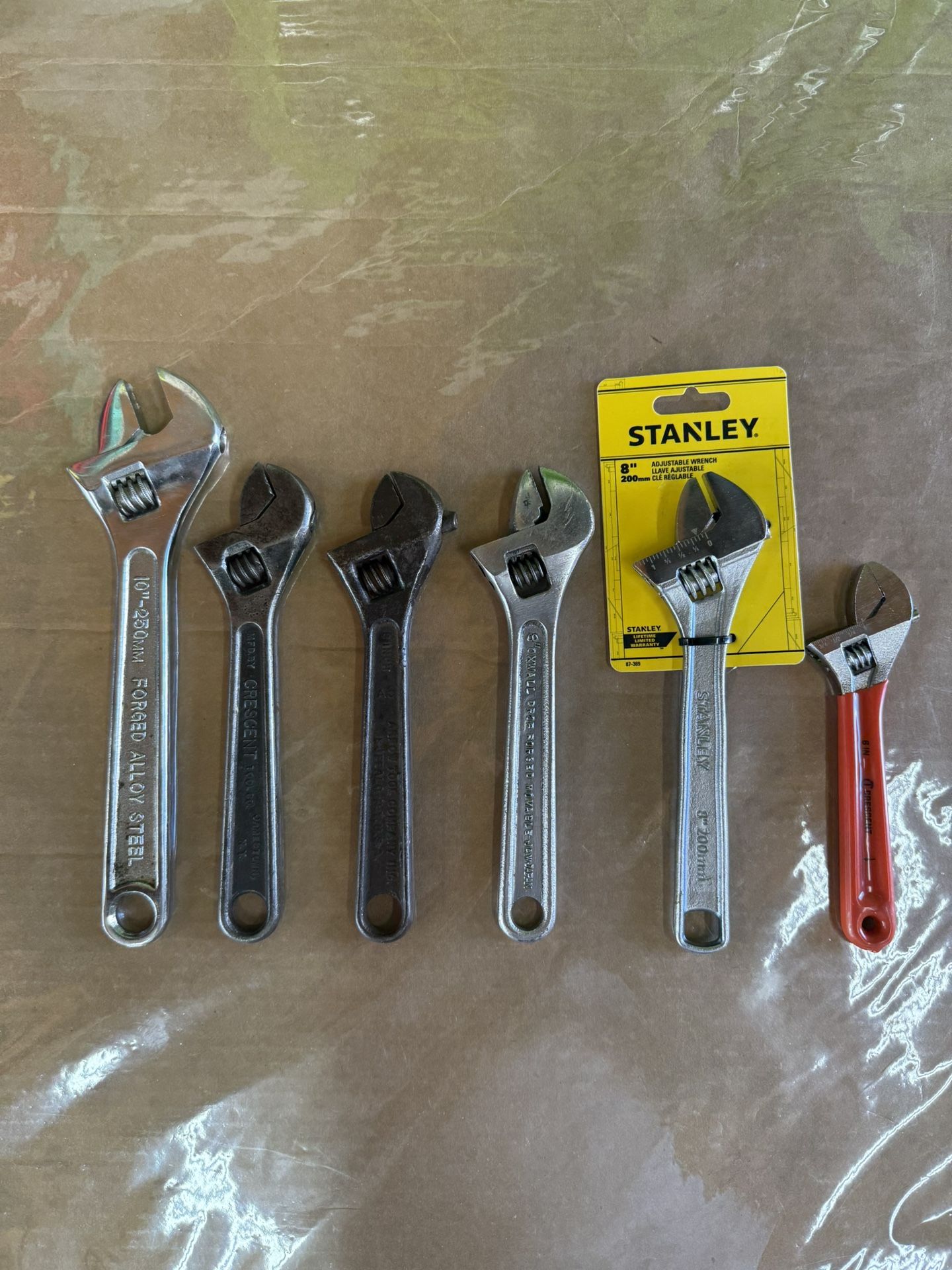 Crescent Adjustable Wrenches Vintage Arrow Oxwall Stanley USA Japan