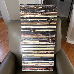 Metal Picture Wall Decor Music Records