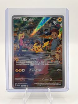 Pikachu 173/165 SV Scarlet & Violet 151 Illustration Rare Holo Full Art EN 2023