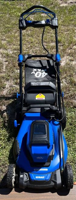 Kobalt Gen4 40V, 20” Self Propelled Battery Lawn Mower, Includes Battery & Charger - Almost New